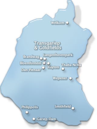 conference venues in Transgariep & Goldfields regions of Free State, South Africa
